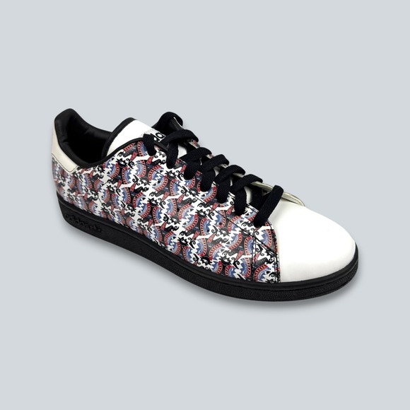 adidas Other - ADIDAS Collab STAN SMITH 2 Athletic Shoes Sz 10 Court Jester Joker Graffiti Art